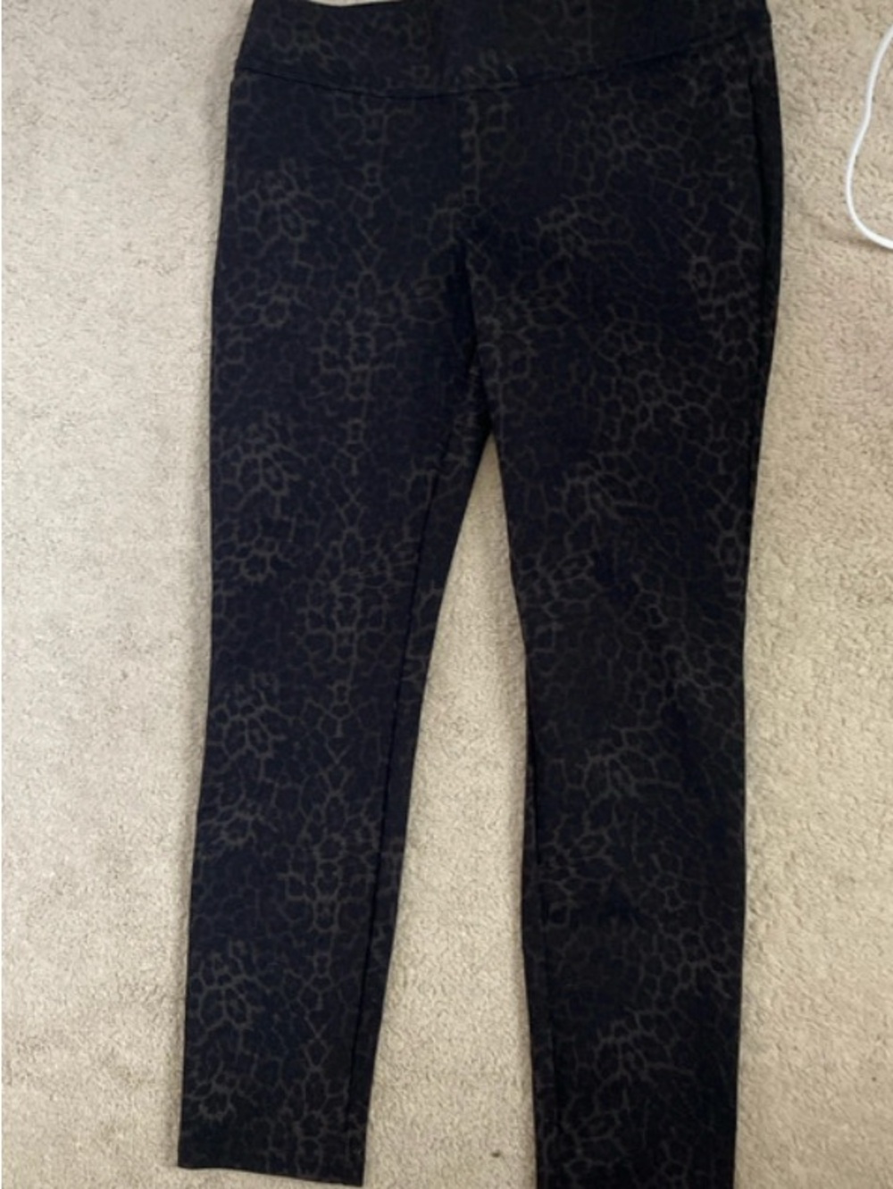 Women’s Black Animal Print Leggings